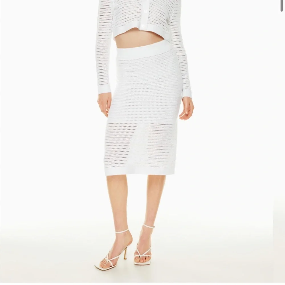 NWT Babaton Lattice Skirt